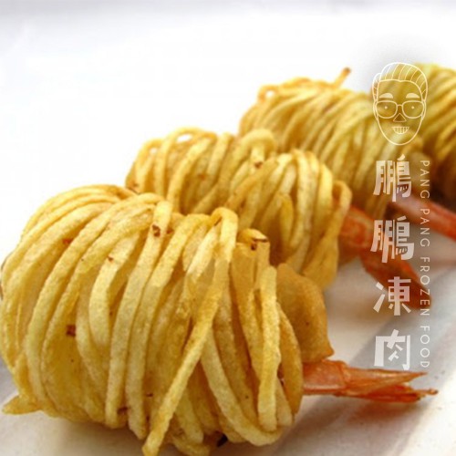 薯絲蝦 (300克/包) - 氣炸類