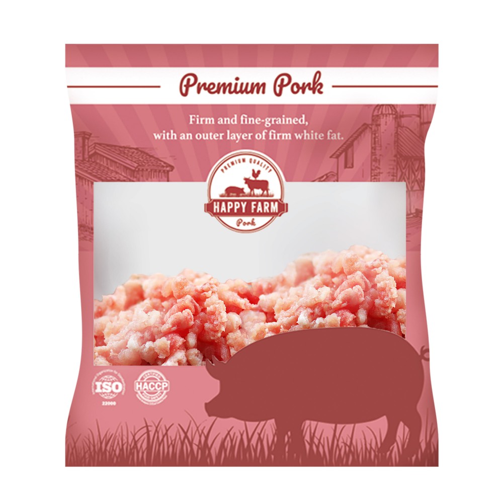HAPPY FARM 免治豬肉 (五花腩) (1磅/包) - 豬類
