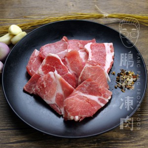 豬肉片(梅頭肉) (一磅/包) - 豬類